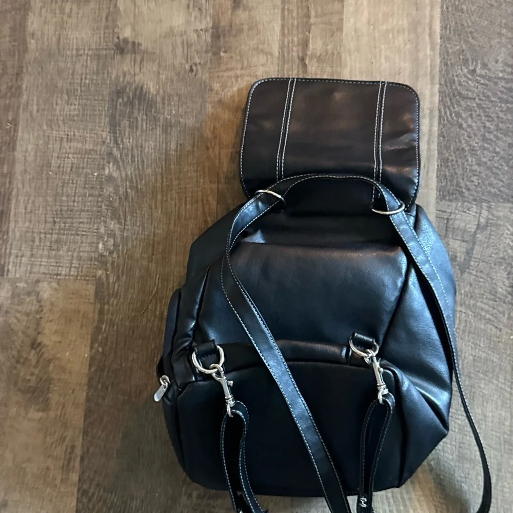 Vintage Targus Black Camera Gear Photography Convertible Crossbody Backpack